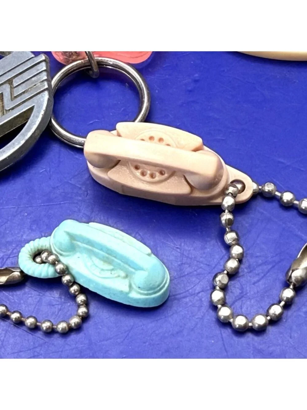 Vintage Advertising Keychain Lot Dealerships Auto Farm Disney RCA 1960s-1990s